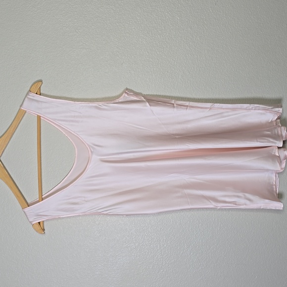 Fishers Finery 100% Pure Mulberry Silk Light Pink Satin Camisole Top Size Large - Picture 10 of 10